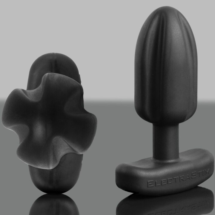 Electrastim - Plug Anal Tartarus Quadripolar Silicone Preto