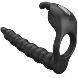 Pretty Love - Blackney Pierscionki na Penis z Wtyczka Wibratora