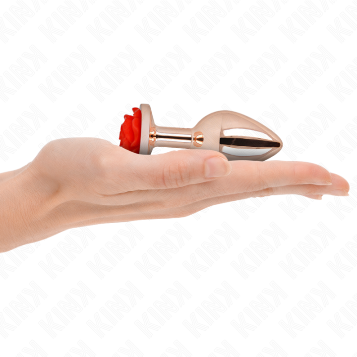 Kink - Plug Anal or Rose Avec Rose Rouge m