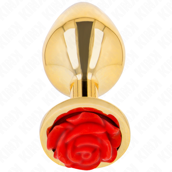Kink - Plug Anal Gold Rose Red Size m