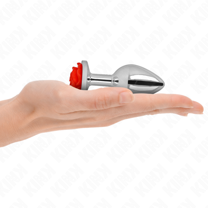 Kink - Plug Anal Rosa Roja Talla m