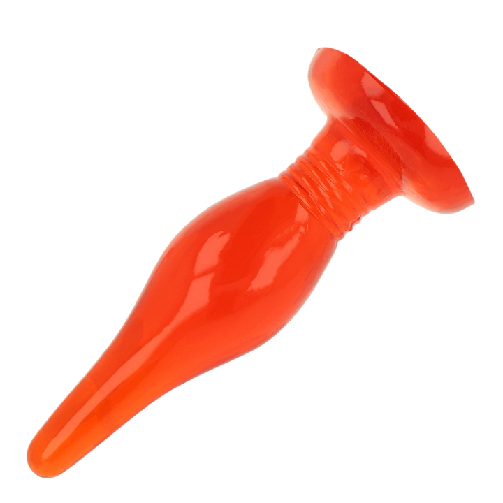 Baile - Plug Anal Soft Touch Vermelho 14.2 cm