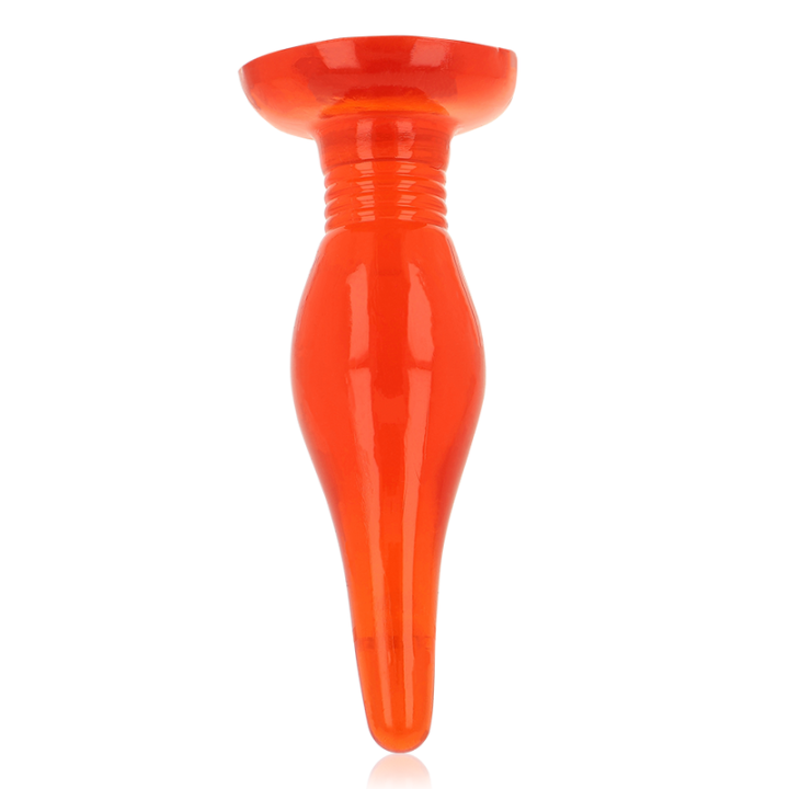 Baile - Plug Anal Soft Touch Vermelho 14.2 cm