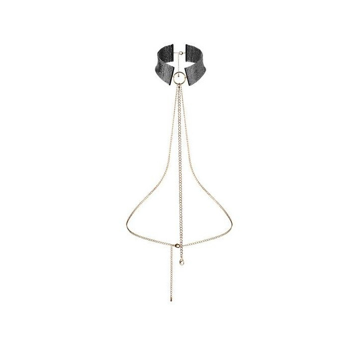 Bijoux - Désir Métallique Collier Métallisé Noir