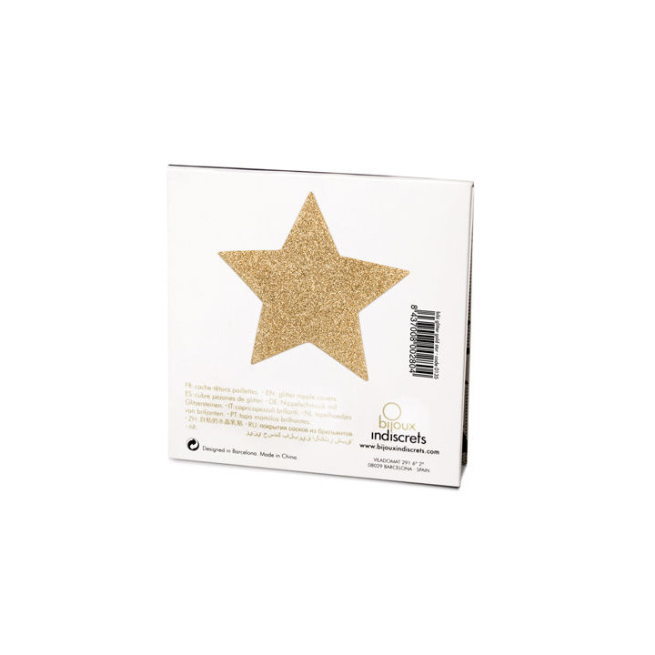 Bijoux - Indiscrets Copri Capezzoli Flash Golden Star