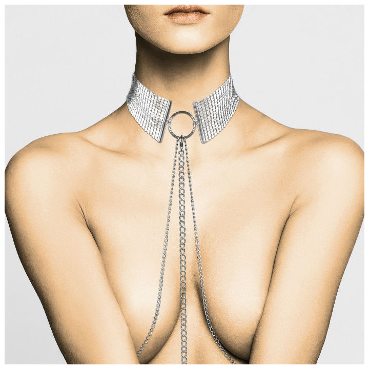 Bijoux - Désir Métallique Collier Métallisé Argent