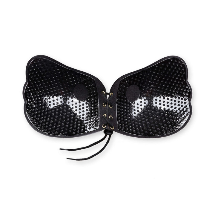 Bye-Bra - Lace-it Aprimoramento Push-up Preto Copo c