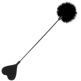 Darkness - Schwarze Liebefederpeise 40 cm