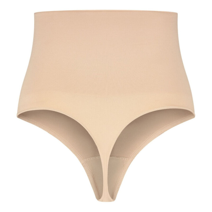 Bye-Bra - Cinto Sem Emenda Estilo Tanga Beige Tamanho l