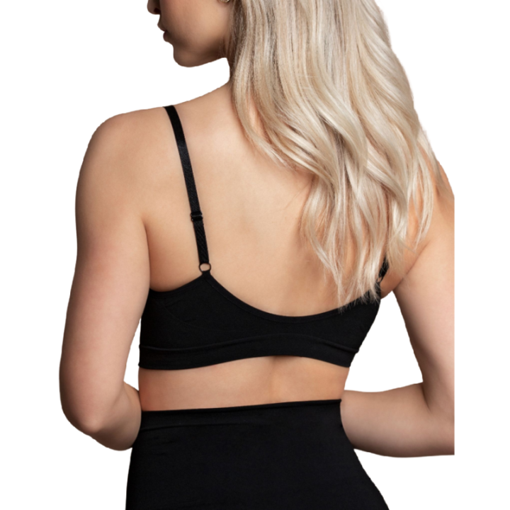 Bye-Bra - Medium Control Sujetador Sin Costuras Negro Talla l