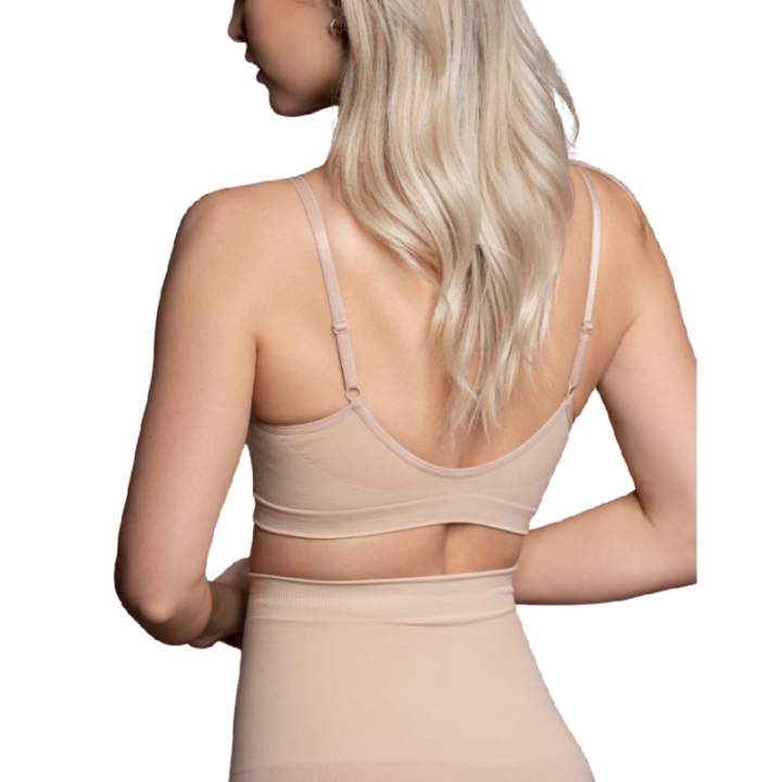Bye-Bra - Medium Control Suti Sem Pontos Beige Tamanho Xxl
