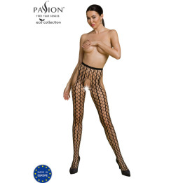 Passion - Collezione Eco Bodystocking Eco S007 Nero