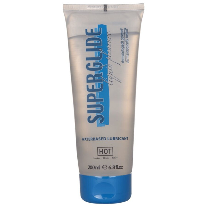 Hot - Superglide Liquid Pleasure Lubrifiant à Base d'Eau 200 ml