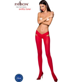 Passion - Tiopen 005 Czerwone Rajstopy 3/4 60 Den
