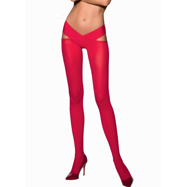 Passion - Tiopen 005 Collant Rosso 3/4 60 Den