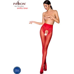 Passion - Tiopen 006 Czerwone Rajstopy 3/4 30 Den