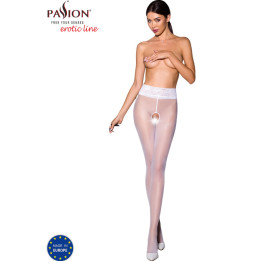 Passion - Tiopen 008 Collant Bianco 1/2 30 Den
