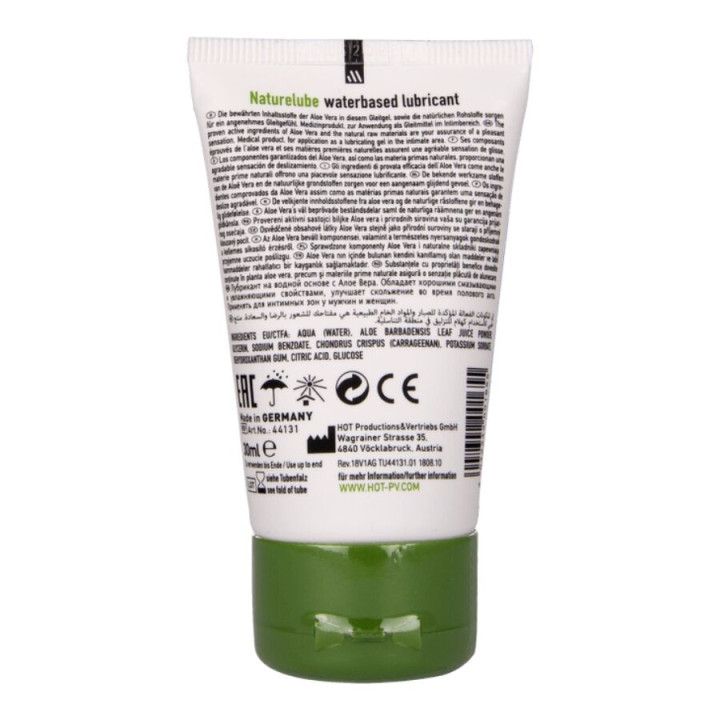 Hot - Nature Lube a Base d'Acqua di Aloe Vera 30 ml