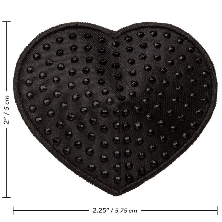 Calexotics - Radiance Heart-Shaped Jewel Nipple Shields