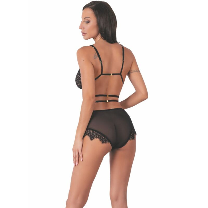 Livco Corsetti Fashion - Drezna lc 90733 Bra + Panty Black l/xl