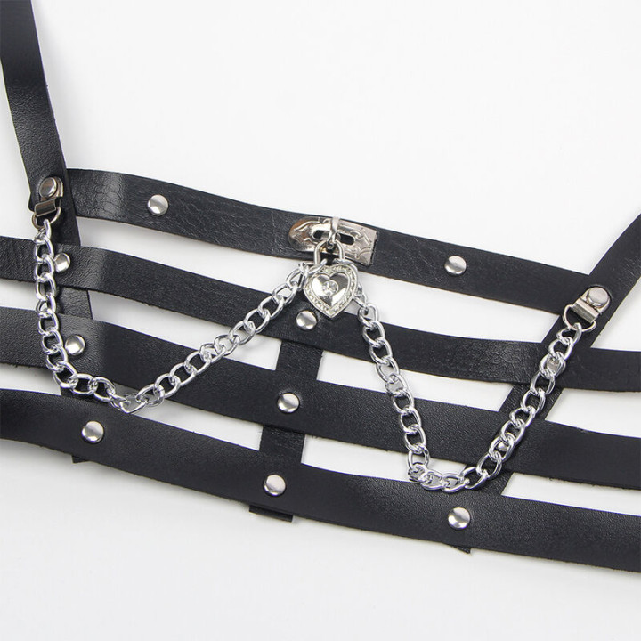 Subblime - Arnés Forma Corset Detalle Cadenas Talla Única