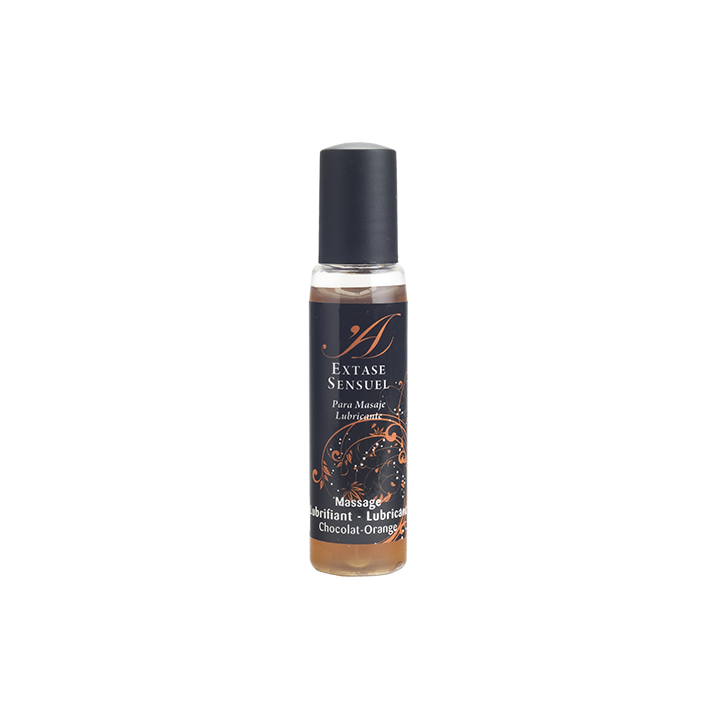 Extase Sensual - Lubrificante de Viagem Chocolate e Laranja 35 ml