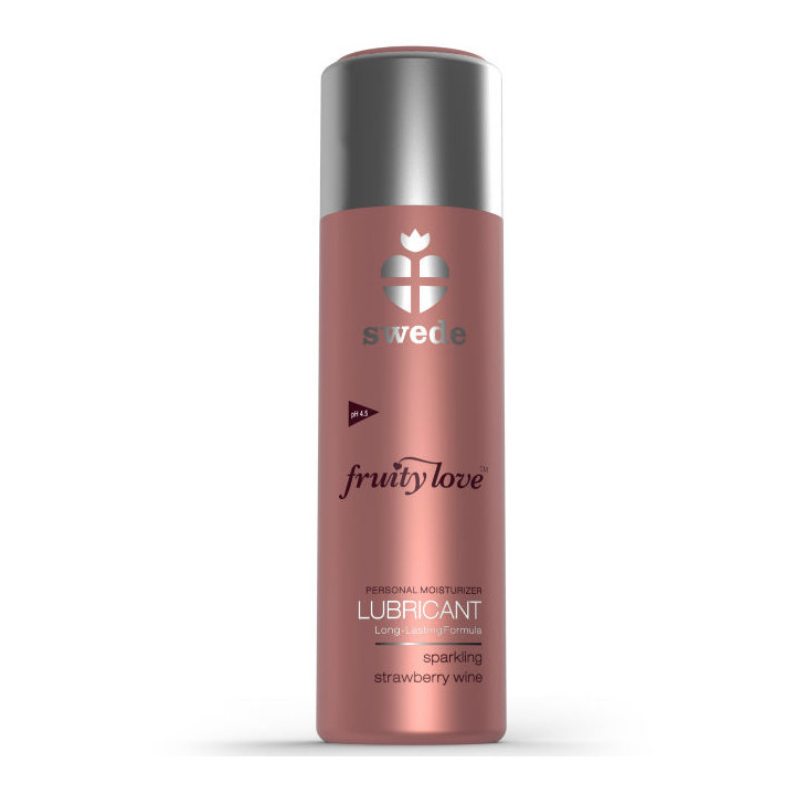 Swede - Fruity Love Lubrificante Espumante Morango Vinho 100 ml