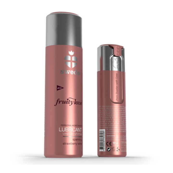 Swede - Fruity Love Lubrifiant Vin Mousseux Fraise 50 ml