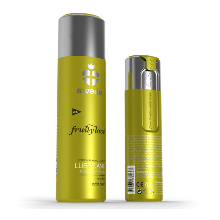 Swede - Fruity Love Lubrifiant Vanille or Poire 50 ml