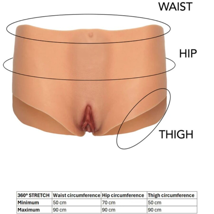 Verborgene Begierde - Alter Ego Offene Vagina & Anus Short Mittelgrosser Taille Fleisch