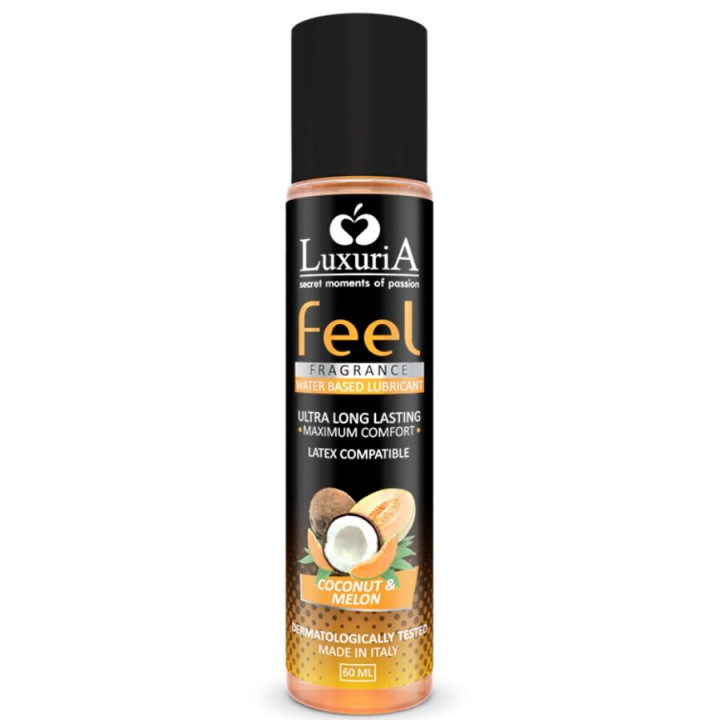 Intimateline - Luxuria Feel Lubricante Base Agua Coco y Melon 60 ml
