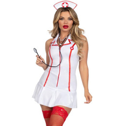 Leg Avenue - Kostüm Oberkrankenschwester Weiss m/l