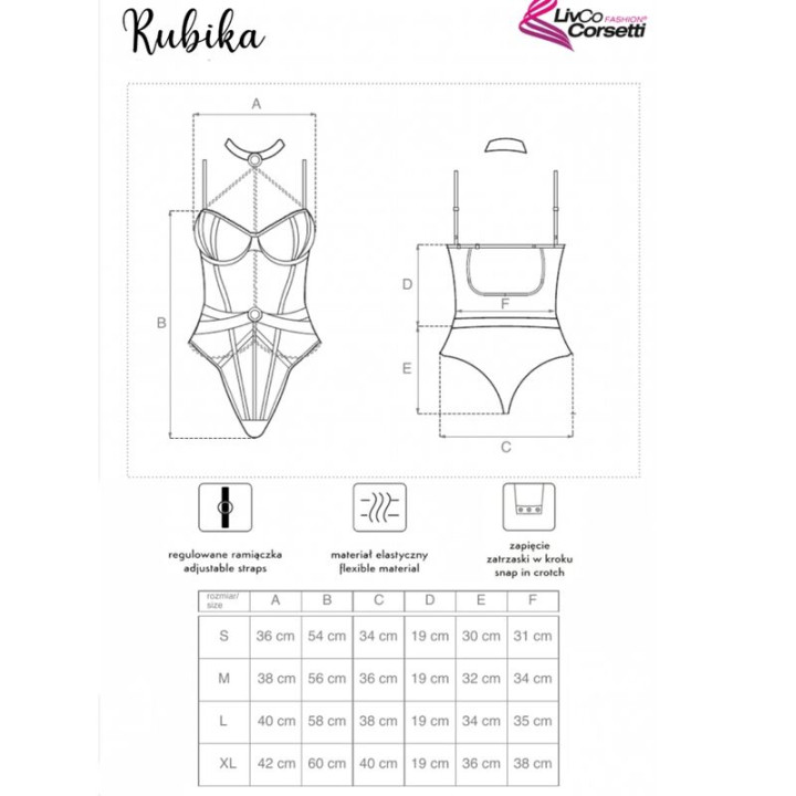 Livco Corsetti Fashion - Melisenda cf 1709 Accappatoio + Camicia + Perizoma Nero s