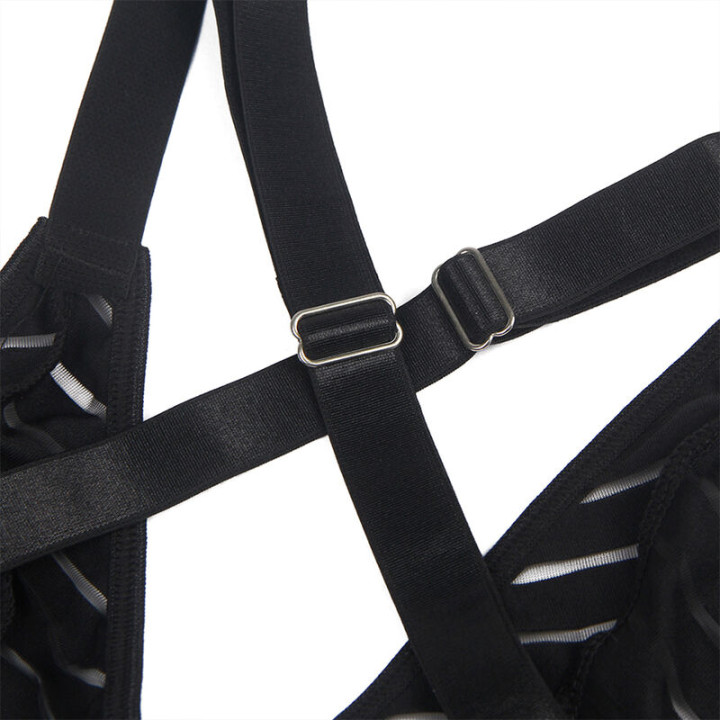 Subblime - 954154 Body With Garter Belt Black l/xl