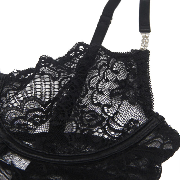 Subblime - 954185 Babydoll de Renda Com Alças Ajustáveis Preto s/m