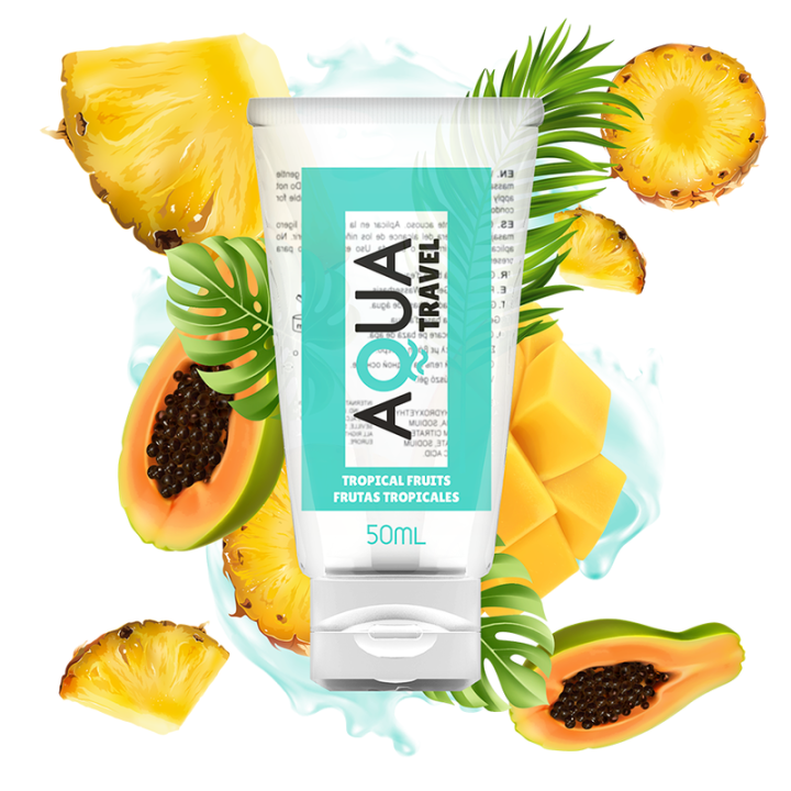 Aqua Travel - Lubrificante a Base Acqua Frutti Tropicali - 50 ml