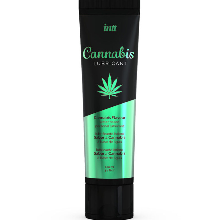 Intt Lubricants - Lubricante Intimo Base Agua Con Sabor a Cannabis