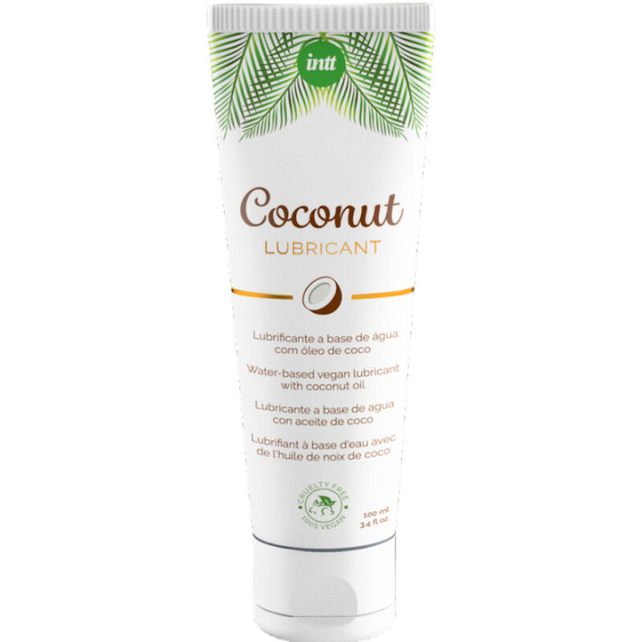 Intt - Lubrificante Vegano Base de Gua Com Intenso Sabor de Coco