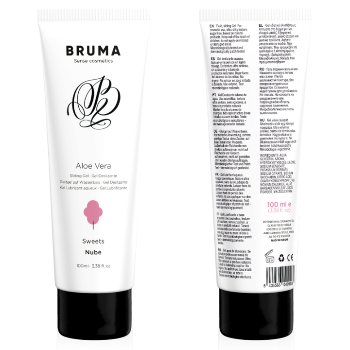 Bruma - Gel Deslizante Con Aloe Vera Sabor a Nube 100 ml
