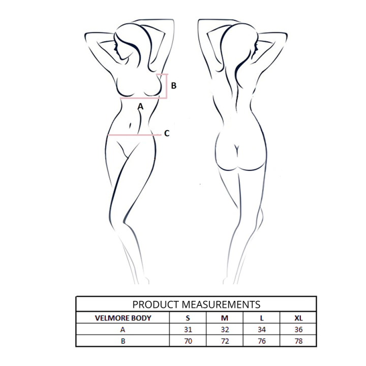 Passion - Velmore Body Nero l/xl