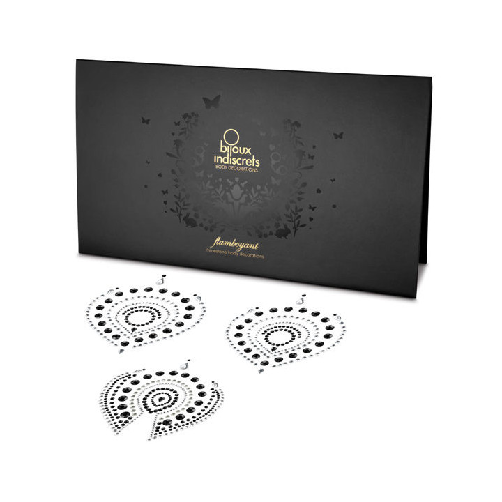 Bijoux - Indiscrets Flamboyant Negro & Plata