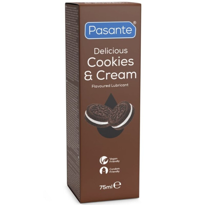Pasante - Lubrificante à Base de Água Com Aroma de Biscoitos e Creme 75 ml
