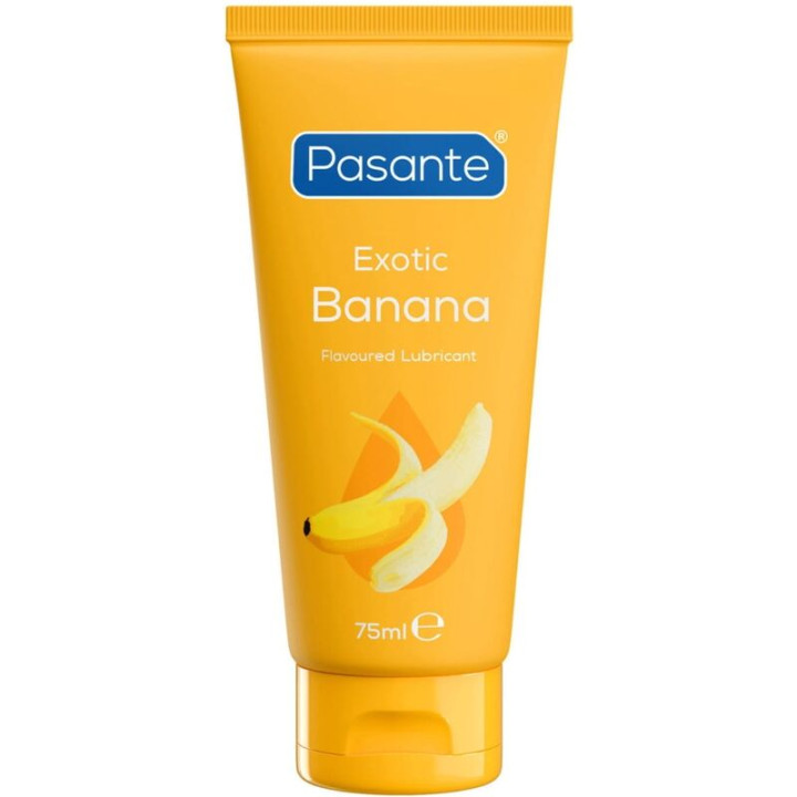 Pasante - Lubrifiant à Base d'Eau, Arôme Banane 75 ml