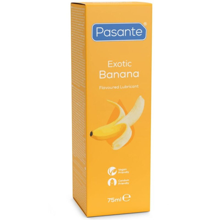 Pasante - Lubrifiant à Base d'Eau, Arôme Banane 75 ml