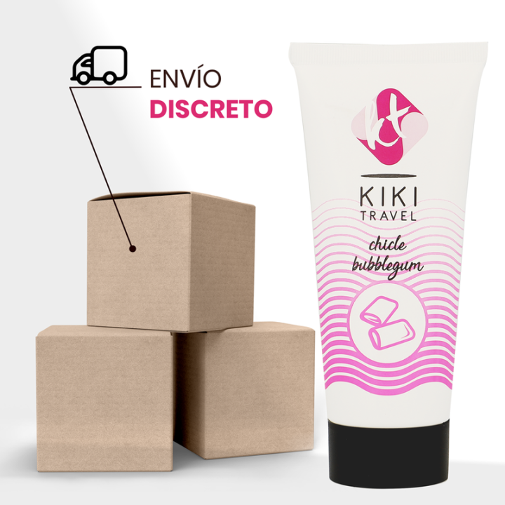 Kikí Travel - Goma de Morango Lubrificante 50 ml