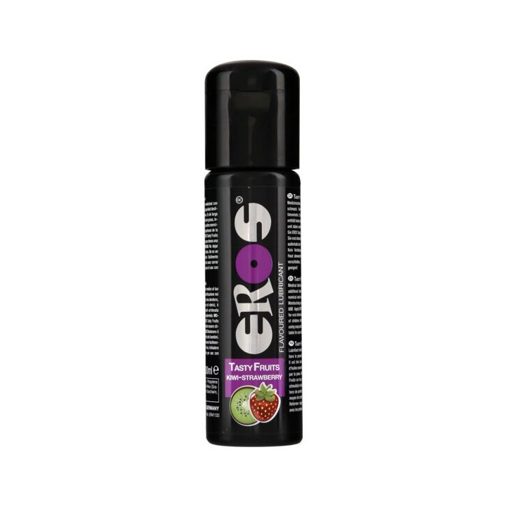 Eros - Frutas Saborosas Morango e Kiwi Lubrificante 100 ml