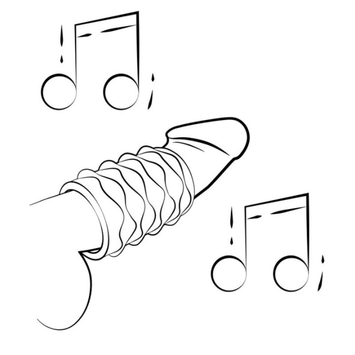 Romp - Mosh Transparent Male Masturbator With 6 cm Reversble Sheath