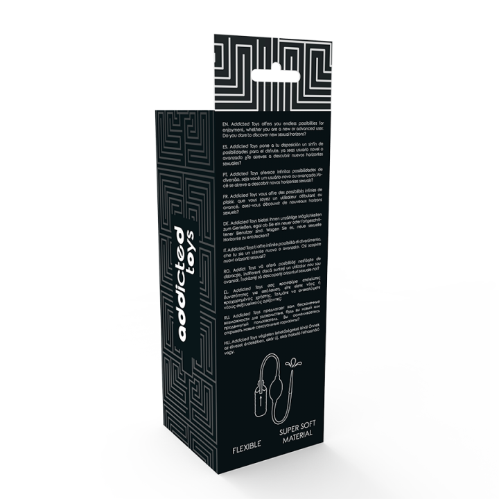 Addicted Toys - Conjunto de Enema Preto