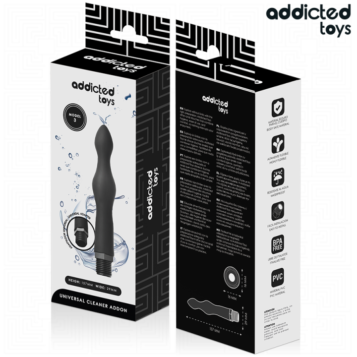 Addicted Toys - Pulitore Anale Con Adattatore Universale Modello 3