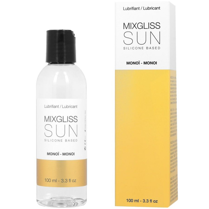 Mixgliss - Lubrifiant à Base de Silicone Aroma Monoi 100ml